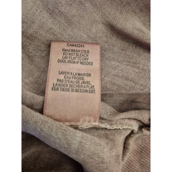 Young Fabulous & Broke Top Vintage Wash Dolman Boat Neck Maroon Burgundy Sz S - Picture 7 of 7